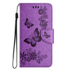 For Samsung Galaxy A36 / A56 5G Butterfly Embossed Flip Leather Phone Case(Purple)