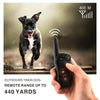 Dog Training Collar, 2 Dogs, Anti Bark, Remote, Rechargeable, Red+Orange