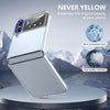 For Samsung Galaxy Z Flip3 5G lce Folding Series Integrated Clear PC Phone Case(Royal Blue)