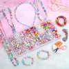 32 Grid  Acrylic Beaded Kids DIY Necklace Bracelet Toys Without Box