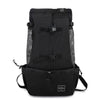 Pet Carrier Backpack, Breathable, Ventilated, M, Black