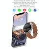 Ochstin 5HK3 Plus 1.36 inch Round Screen Bluetooth Smart Watch, Strap:Stainless Steel(Silver)