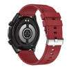 ET310 1.39 inch IPS Screen IP67 Waterproof Silicone Band Smart Watch, Support Body Temperature Monitoring / ECG (Red)