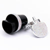 Studded Diamond Car Ashtray with Led Lamp(White)