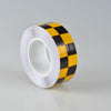 PVC Lattice Reflective Belt Generic Film Traffic Safety Facilities Anti-Collision Warning Stickers(Black Dreen)