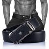 BULL CAPTAIN Automatic Buckle Thickened Cowhide Soft Wear-resistant Belt, Length: 125cm
