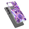 For Samsung Galaxy S25 Ultra 5G Electroplating Splicing Marble TPU Phone Case(Dark Purple)