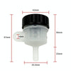 4 PCS Motorcycle Skyline Rear Brake Pump Split Oil Pot Small Oil Cup(Straight Mouth)
