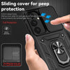For Samsung Galaxy S25 5G Sliding Camshield Holder Phone Case(Black)