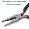 4.5 Inch Industrial Grade Mini Wire Pliers Portable Handmade Pliers With Plasticized Handle(Diagonal Mouth Plier)