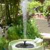16cm  Solar Water Fountain Pool Outdoor Bird Bath Solar Powered Fountain Floating Water