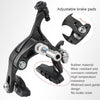 Meroca Bicycle Aluminum Alloy C Brake, Color: Black Single Front
