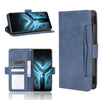 For Asus ROG Phone 3 ZS661KS Wallet Style Skin Feel Calf Pattern Leather Case with Separate Card Slot(Blue)