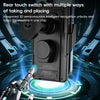 WEKOME WP-U208 15W Mechanical Transparent Wireless Charging Car Holder(Grey)
