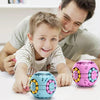 3 PCS Finger Magic Bean Magic Cube Toy Children Intelligence Fingertip Spinning Top(Lake Cyan)
