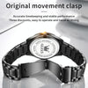 OLEVS 5563 Men Luminous Waterproof Quartz Watch(Black)