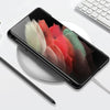 For Samsung Galaxy S21 Ultra 5G GKK Ultra-thin Shockproof Phone Case with Holder & Pen Slots & Stylus Pen(Black)