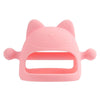 Baby Anti-eating Hand Cover Boiled Silicone Soothing Teeth Stick(Pink)