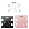 Smart Bluetooth Weight Scale Home Body Fat Measurement Health Scale Battery Model(Curve White)