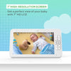 SM70 7" 720P Video Baby Monitor with 2-Way Audio & Temperature Alerts - AU Plug