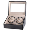 Watch Shaker 4+6 Digits Mechanical Watch Automatic Winding Watch Box Watch Shaker ,US Plug(Black)