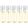 10 PCS Portable Refillable Plastic Fine Mist Perfume Spray Bottle Transparent Empty Spray Sprayer Bottle, 100ml(Yellow)