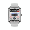 Ochstin 5HK20 1.85 inch Round Screen Silicone Strap Smart Watch with Bluetooth Call Function(Silver)