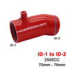 For Mazda 3 6 CX-4 Axela Atenza Intake Silicone Hose High Flow Cold Air Intake Pipe Turbo Intercooler, Specification: 2.5L-76-RD