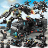 SWAT Shape Mecha Building Blocks Small Particle Assembled Educational Toys, Spec: Blackhawk SWAT 8839