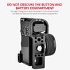 YELANGU C24 Video Camera Cage Stabilizer for Sony Alpha 7C / A7C / ILCE-7C (Black)