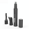 MARSKE  MS-7111 3 In 1 Electric Nose Hair Trimmer Type-C Rechargeable Grooming Instrument(Black)
