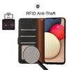 For Alcatel 1B 2022 KHAZNEH Litchi Texture Leather RFID Phone Case(Black)
