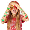 10pcs Christmas Glow Waterproof Cartoon Tattoo Sticker(WS-K123)