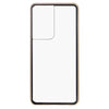 For Samsung Galaxy S21 Ultra 5G HD Magnetic Metal Tempered Glass Phone Case(Gold)