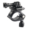 GP435 Small Size Bicycle Motorcycle Handlebar Fixing Mount for GoPro, Insta360, DJI and Other Action Cameras(Black)
