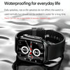 TK12 1.96 inch IP67 Waterproof Silicone Band Smart Watch Supports ECG / Remote Families Care / Bluetooth Call / Body Temperature Monitoring(Black)