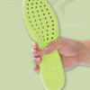 1pair High Elasticity Breathable Sweat Absorbent Shock Absorbent Cuttable Insoles, Size: 35-36(Green+Black)