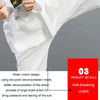 Taekwondo Clothing Child Adult Cotton Men And Women Taekwondo Training Uniforms, Size: 150(Pinoscience Red Pants)