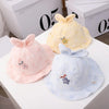 MZ9828 Star Grass Pattern Newborn Basin Hat Baby Cotton Hat Fisherman Hat, Size: Around 42cm(Light Blue)