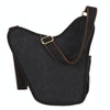 KAUKKO FH03 Retro Style Men Canvas Crossbody Bag Messenger Bag Outdoors Hiking Camping Bag, Size: 26 x 21 x 9 cm(Black)