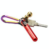 Keychain Pendant Small Knife Portable Art Cutting Knife(Aluminum Alloy Red)