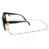 Clip Style Mask Lanyard Chain Glasses Anti-Lost Decorative Rope, Style:Bead Chain(White K)