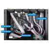 HYSTOU K4 Windows 10 or Linux System Mini ITX PC without RAM and SSD, Intel Core i5-4200U 2 Core 4 Threads up to 1.60-2.60GHz, Support mSATA, WiFi