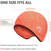 Outdoor Sports Warm Ear Hat Helmet Lining Winter Riding Skull Cap, Size: Free Code(Orange)