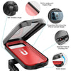 Waterproof Motorcycle Bicycle Cell Phone Holder 360 Rotating Riding Navigation Holder, Model: Handlebar
