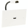 HDMI Female to HDMI Female Cable Wall Plate Panel, Cable Length: 18.5cm