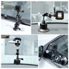 PULUZ Magic Arm with Pump Suction Cup Aluminum Alloy Mount (Black)