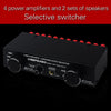 B071 4 Input 2 Output or 2 In 4 Out Power Amplifier Speaker Selector Switcher