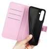 For Samsung Galaxy A26 5G Litchi Texture Horizontal Flip Leather Phone Case with Holder(Pink)