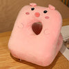 Students Double-sided Napping Pillow Office Nap Artifact Girls Sleeping Pillow, Style: L Pink Pig